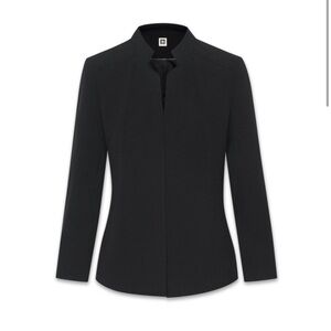 Anne Klein Cropped Stand Collar Jacket